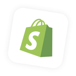 shopify icon floating above sales funnel